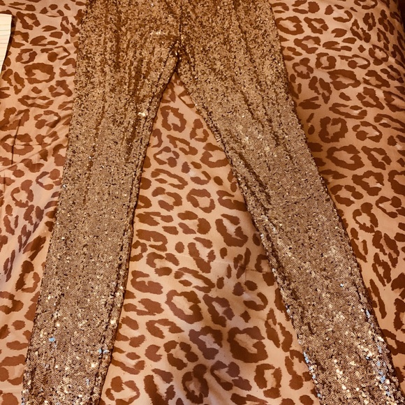 Sequin gold leggings!! - Picture 3 of 3